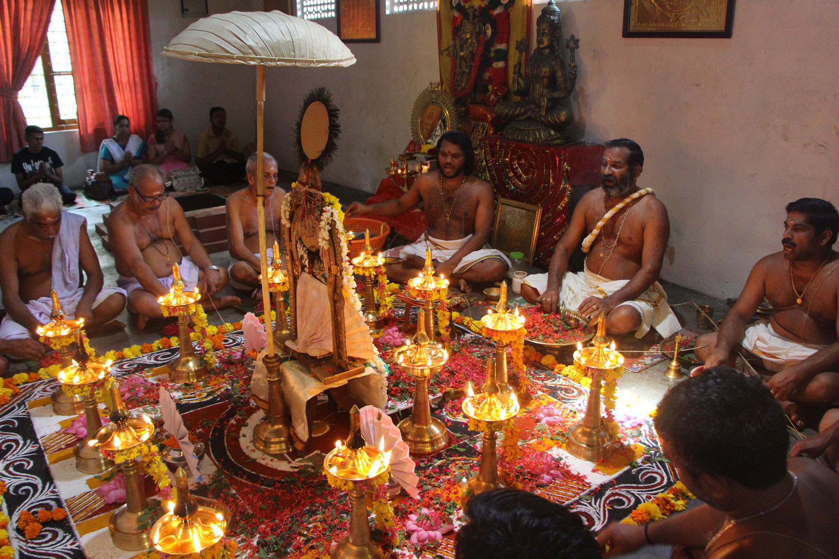 Navagraha Homam ritual fire